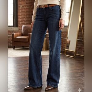 Old Navy The Diva Bootcut Jeans Dark Wash Low Rise Stretch Denim Women's Size 4